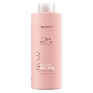 Wella Professionals, Wella Professionals Invigo Cool Blond Shampoo 1000 ml (Hair care , ..., Wella Professionals Invigo Blonde Recharge Color Refreshing Shampoo Cool Blonde 1000ml