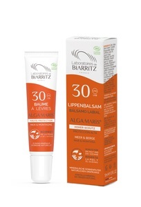 ALGA MARIS, ALGA MARIS Lippenbalsam LSF30 ohne Parfum (15 ml), Biarritz Lippenbalsam LSF30 unparfümiert (15ml)