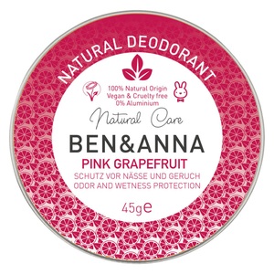 BEN&ANNA, BEN&ANNA - Pink Grapefruit Dose, Ben & Anna - Deocreme - Pink Grapefruit