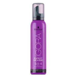 Schwarzkopf Prof., Schwarzkopf Prof. Igora Expert Mousse Beige 9.5-4 100ml, Schwarzkopf Professional Igora Expert Mousse 9,5/4 Beige - 100ml