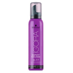 Schwarzkopf Prof., Schwarzkopf Prof. Igora Expert Mousse Hellblond Kupfer Extra 8-77 100ml, Schwarzkopf Professional Igora Expert Mousse 8/77 Hellblond Kupfer Extra - 100ml