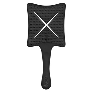 ikoo, ikoo Paddle X - Beluga Black Haarbürste, ikoo ikoo Paddle X - Beluga Black flach_paddelbuerste 1.0 pieces