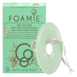 Foamie, Foamie - Micellar Mint & Matcha Body Bar, Foamie 2in1 Feste Duschpflege Mint to Be Fresh