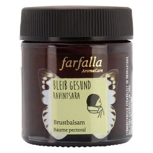 Farfalla, FARFALLA Brustbalsam bleib gesund Ravintsara 30 ml, Farfalla Bleib gesund Ravintsara Brustbalsam (30ml)