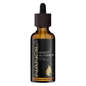 Nanolash, Nanoil - Sweet Almond Oil, Nanoil Mandelöl für Haar, Körper, Gesicht und Nägel 50ml