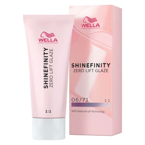 undefined, Wella Shine Finity 06/71 Frosted Chestnut 60 ml, Wella Shinefinity Color Haarfarbe 06/71 - Frosted Chestnut 60 ml