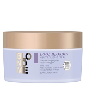 Schwarzkopf, Blondme - Cool Blondes Neutralizing Mask, Schwarzkopf Professional Blondme Cool Blondes Neutralizing Maske - 200ml