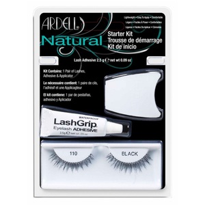Ardell, Natural Starter Kit Lashes - 110 Black, Ardell False Lashes - Starterkit Natural Lash 110