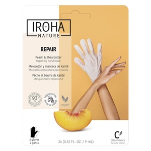 Iroha, Iroha Nature - Hand Mask Gloves Repair Peach, Iroha Nature Reparierende Maskenhandschuhe Peach