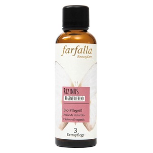 Farfalla, FARFALLA Bio-Pflegeöl Rizinus regenerierend 75 ml, Farfalla Rizinus Bio Pflegeöl (75ml)