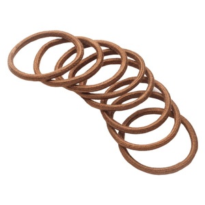 TRISA Accessoires, Trisa Accessoires Eco-Linie Haargummi, braun 8 Haargummis ohne Metall, Trisa Accessoires Eco-Linie Haargummi, braun 8 Haargummis ohne Metall