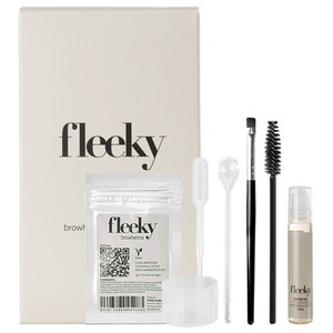 fleeky, fleeky Brows - Browhenna Kit Mini-Dark Brown, fleeky Brows - Browhenna Kit Mini-Dark Brown