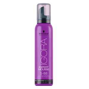 Schwarzkopf Prof., Schwarzkopf Prof. Igora Expert Mousse Hellbraun Rot Extra 5-88 100ml, Schwarzkopf Professional Igora Expert Mousse 5/88 Hellbraun Rot Extra - 100ml