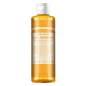 Dr. Bronner's, Dr. Bronner's Flüssigseife Dr. Bronner's Flüssigseife Citrus Orange Flüssigseife 240.0 milliliter, DR. BRONNER'S - 18-IN-1 Flüssigseife Citrus Orange