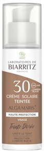 Laboratoires de Biarritz, Laboratoires de Biarritz Sonnencreme Gesicht getönt Gold LSF30 (50 ml), Laboratoires de Biarritz Alga Maris Sonnencreme Gesicht getönte goldbraun LSF30 (50ml)