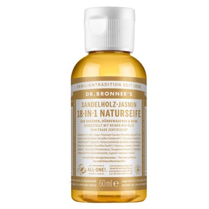 Dr. Bronner's, DR. BRONNER'S - 18-IN-1 Flüssigseife Sandelholz Jasmin, DR. BRONNER'S - 18-IN-1 Flüssigseife Sandelholz Jasmin