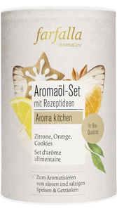 Farfalla, Farfalla - Aromaöl-set mit rezeptideen, Farfalla Aromaöl-Set mit Rezeptideen Set (3-teilig)