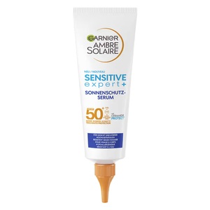 Garnier, Ambre Solaire - Sensitive Advanced Body Serum, GARNIER AMBRE SOLAIRE Sensitive expert+ Sonnenschutzserum UVP 50+(125ml)