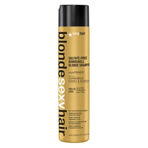 sexyhair, Blonde Sexy Hair - Bombshell Blonde Shampoo, sexyhair blonde Sulfate-Free Bombshell Blonde Shampoo