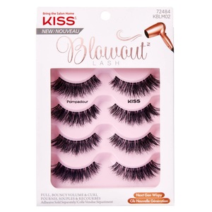 KISS, KISS KISS Wimpernband Blowout kuenstliche_wimpern 1.0 pieces, KISS Lashes - Blowout Lash Multipack No.2 Pompadour