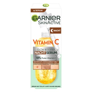 Garnier, Skinactive Face - Vitamin C Glow Booster Serum Night, Garnier Vitamin C Nachtserum 30ml Damen