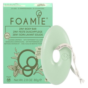 Foamie, Foamie - Micellar Mint & Matcha Body Bar, Foamie 2in1 Feste Duschpflege Mint to Be Fresh