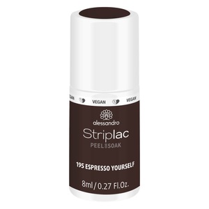 Alessandro, Striplac Peel or Soak - 195 Espresso Yourself, Alessandro Striplac Alessandro Striplac Peel or Soak uv_nagellack 8.0 ml