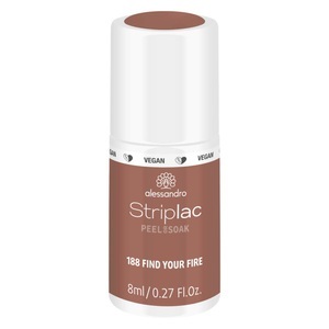 Alessandro, Striplac Peel or Soak - 188 Find your Fire, Alessandro Striplac Alessandro Striplac Peel or Soak uv_nagellack 8.0 ml