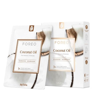 Foreo, UFO - Coconut Oil Sheet Mask, FOREO Skincare FOREO Skincare COCONUT OIL SHEET MASK FARM TO FACE COLLECTION TUCH tuchmaske 3.0 pieces