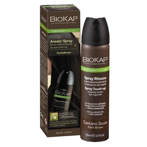 BIOKAP, BIOKAP Nutricolor Delicato Ansatzspray dunkelbraun (75 ml), BIOKAP Nutricolor Delicato Touch-Up dunkelbraun (75 ml)