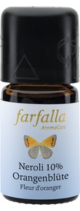 Farfalla, farfalla ätherisches Öl Neroli 10% 5 ml, Farfalla Neroli 10% Orangenblüten Ätherisches Öl Bio (5ml)