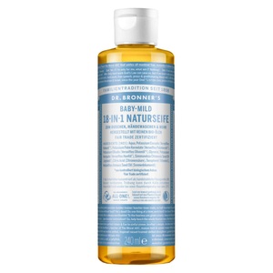 Dr. Bronner's, Dr. Bronner's Flüssigseife Dr. Bronner's Flüssigseife Baby Mild Flüssigseife 240.0 milliliter, Dr. Bronner's Dr. Bronner's 18-in-1 NATURSEIFE Baby-Mild babyduschgel 240.0 ml
