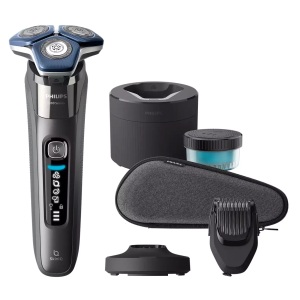 Philips, PHILIPS S7887/58 - Rasierer (Dunkles Chrom), Philips Shaver series 7000 - Elektrischer Nass- und Trockenrasierer - S7887/58
