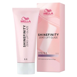 undefined, Wella Shine Finity 09/61 Iced Platinum 60 ml, Wella Shinefinity Color Haarfarbe 09/61 - Iced Platinum 60 ml