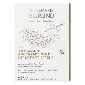 Annemarie Börlind, Annemarie Börlind Masks - Anti-Aging Augenpads Gold mit Sofort-Effekt, ANNEMARIE BÖRLIND Augenpads »Augenpads«, (12 tlg.)
