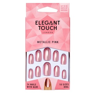 Elegant Touch, Elegant Touch Colour Nails - Metallic Pink, Elegant Touch Colour Nails - Metallic Pink