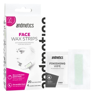 andmetics, andmetics Retail Range Gesichts Wachsstreifen, andmetics Retail Range Gesichts Wachsstreifen