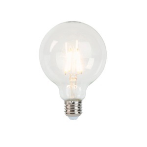 LUEDD, Set mit 5 dimmbaren LED-Glühlampen E27 G95 5W 470 lm 2700K, Set mit 5 dimmbaren LED-Glühlampen E27 G95 5W 470 lm 2700K