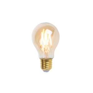 LUEDD, Set mit 5 dimmbaren E27 LED-Glühlampen goldline 360lm 2200K