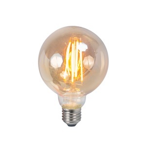 LUEDD, 3er-Set LED Fadenlampe E27 5W 2200K G95 smoke dimmbar, 3er-Set LED Fadenlampe E27 5W 2200K G95 smoke dimmbar