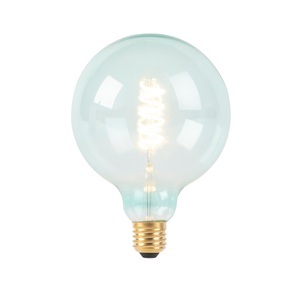 LUEDD, E27 dimmbare LED Spiral Glühlampe G125 blau 200 lm 2100K, E27 dimmbare LED Spiral Glühlampe G125 blau 200 lm 2100K