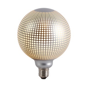 LUEDD, Set mit 3 dimmbaren LED-Globuslampen E27 DECO 4W 240 lm 2700K