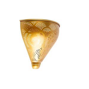 QAZQA, Orientalische Wandlampe Gold - Zayn, Orientalische Wandlampe Gold - Zayn