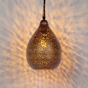 QAZQA, Orientalische Pendelleuchte Kupfer - Maruf 5, Orientalische Hängelampe Kupfer - Maruf 5