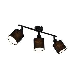 QAZQA, Moderne Deckenleuchte schwarz 3-Licht - Hetta, Moderne Deckenleuchte schwarz 3-Licht - Hetta