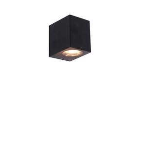 QAZQA, Moderne Wandleuchte schwarz IP44 - Baleno I., Moderne Wandleuchte schwarz IP44 - Baleno I.