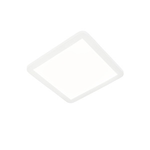 QAZQA, Deckenleuchte weiß 30 cm inkl. LED 3-stufig dimmbar IP44 - Steve, Deckenleuchte weiß 30 cm inkl. LED 3-stufig dimmbar IP44 - Steve