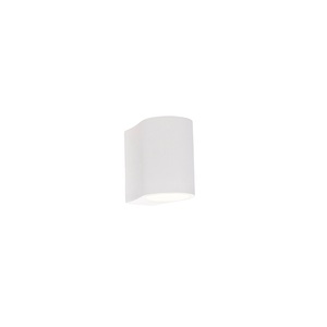 QAZQA, Moderne Wandlampe weiß - Gypsy Tubo, Moderne Wandlampe weiß - Gypsy Tubo