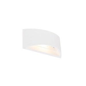 QAZQA, Moderne Wandleuchte weiß 20 cm - Gypsy Tum, Moderne Wandleuchte weiß 20 cm - Gypsy Tum