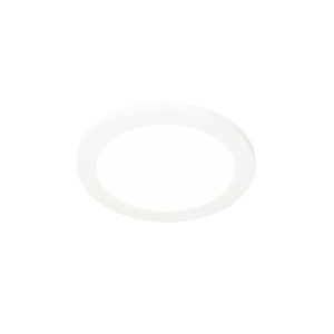 QAZQA, Deckenleuchte weiß 22,5 cm inkl. LED 3-stufig dimmbar IP44 - Steve, Deckenleuchte weiß 22,5 cm inkl. LED 3-stufig dimmbar IP44 - Steve